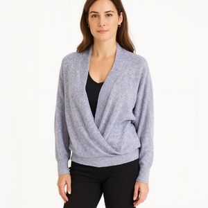 Silence + Noise crossover front soft sweater medium